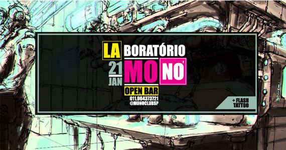 Laboratório Mono com o DJ Formalize e Drinks Moleculares no Mono Club
