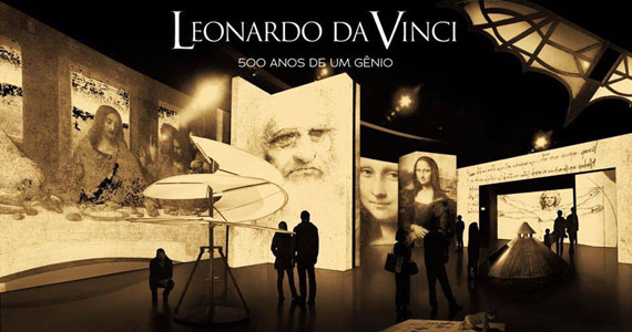 MIS Experience apresenta exposição sobre Leonardo da Vinci