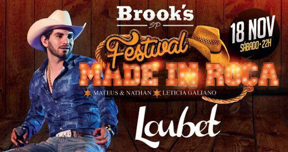 Festival Made in Roça com Loubet na Brooks