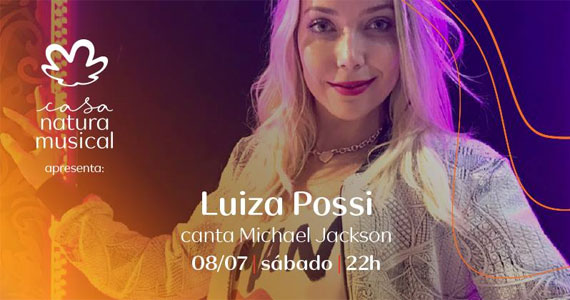 Luiza Possi canta Michael Jackson na Casa Natura Musical