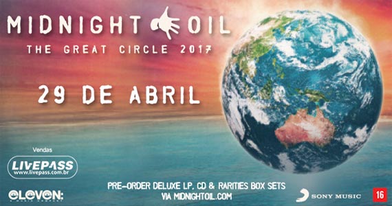 Show do Midnight Oil no Espaço das Américas, dia 29 de abril