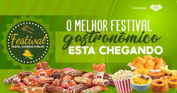 Festival de Pastel, Churros e Milho desembarca em São Paulo