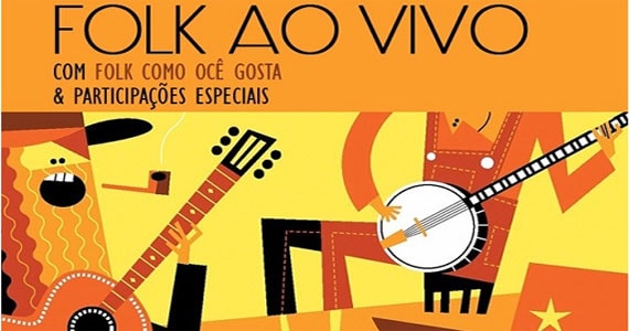 Projeto Folk Ao Vivo no palco do Ao Vivo Music