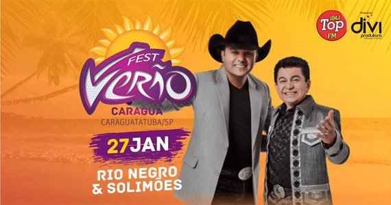 Rio Negro & Solimões se apresenta na Praça de eventos - Caraguatatuba