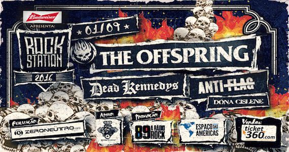 The Offspring e Dead Kennedys no Rock Station no Espaço das Américas