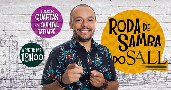 Shows de samba com o Roda de Samba do Sal no Quintal do Espeto