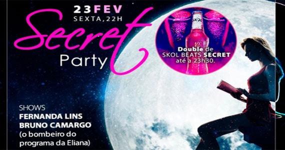Sexta-feira vai rolar a Secret Party na Vogue Club