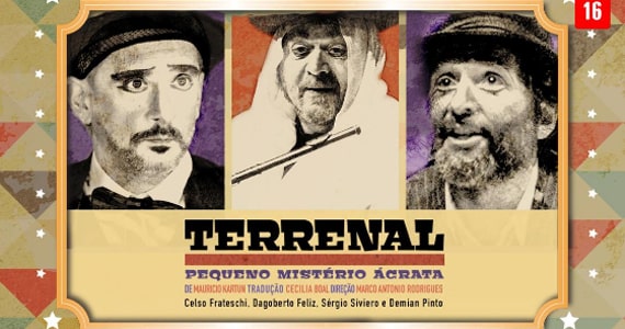 Teatro Sérgio Cardoso recebe a tragicomédia Terranal
