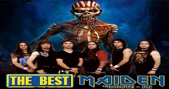 Muito heavy metal com The Best Maiden Tribute Br no The Wall Café
