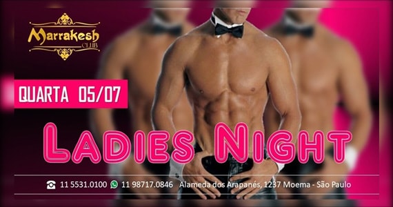 Marrakesh Club recebe os agitos da Ladies Party na quarta-feira