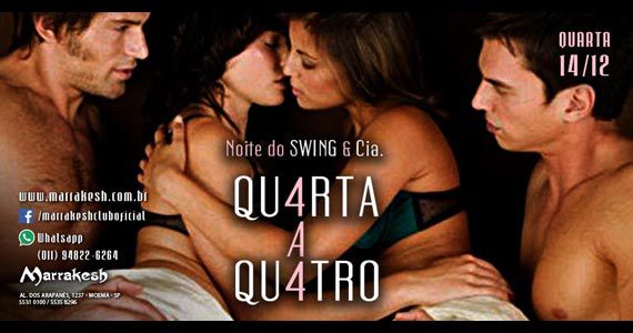 Marrakesh Club recebe a Noite do Swing e Cia - Qu4rta a Qu4tro