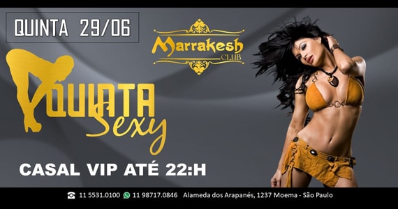 Quinta Sexy comanda a noite com muito swing no Marrakesh Club