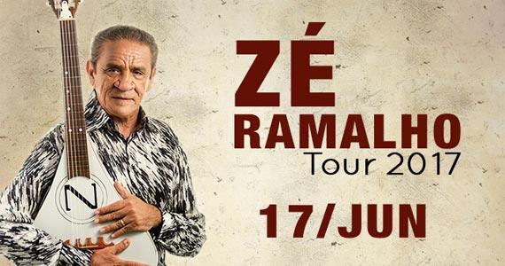 Espaço das Américas o show de 40 anos do cantor Zé Ramalho