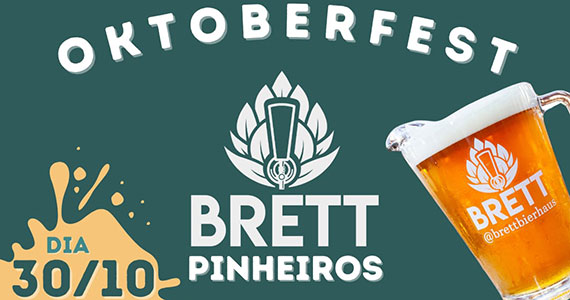 Brett Bierhaus promove Oktoberfest em Pinheiros