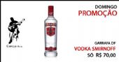 Promo��o: Garrafa de Vodka Smirnoff por R$79,99 no Capella Beer