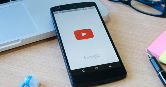 Crie um canal no YouTube