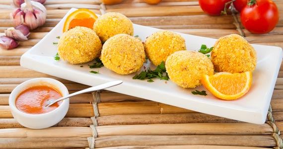 Bolinho de rabada e manchego BaresSP