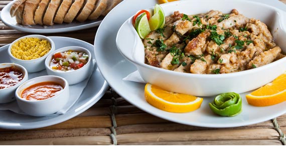 Isca de frango ao molho de limão BaresSP