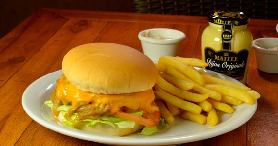 Hambúrguer de Picanha com Cheddar