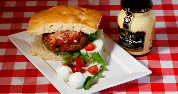 Polpettone na Foccacia