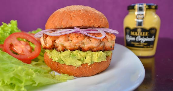 Fresh Salmon Burger BaresSP