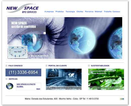 Site Space Processamento e Sistemas Ltda
