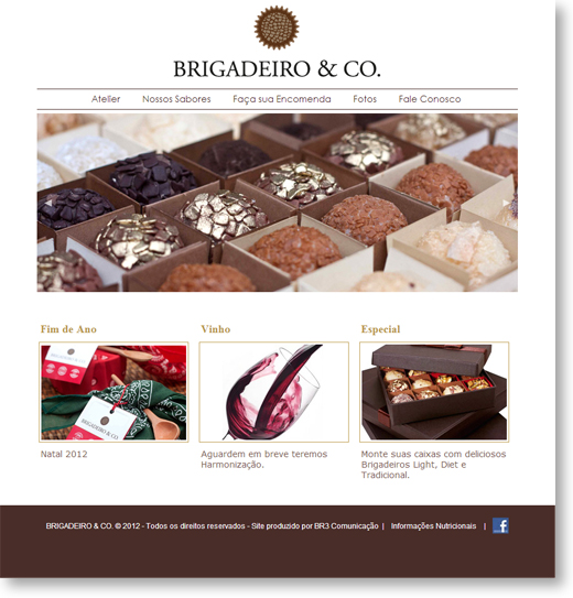 Site - Brigadeiro & CO