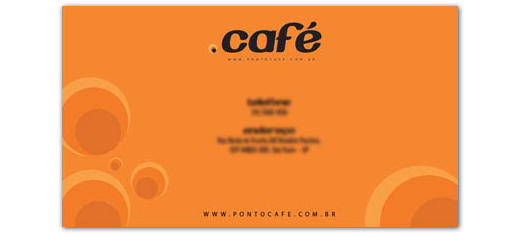 Cartão de visita Ponto Café