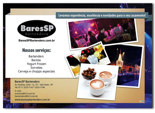 Flyer de Casamentos BaresSP Bartenders