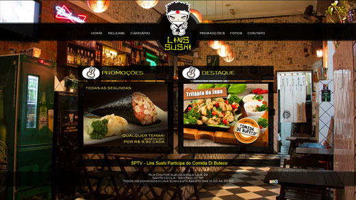 Site Lins Sushi