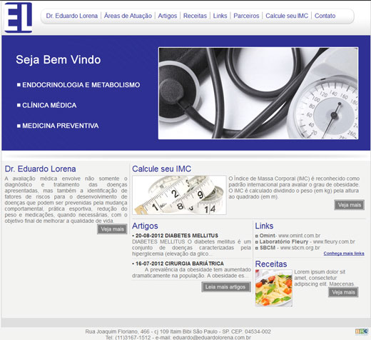Site - Dr. Eduardo Lorena