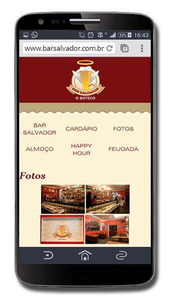 Site Mobile Bar Salvador
