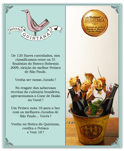E-mail marketing Botica do Quintana