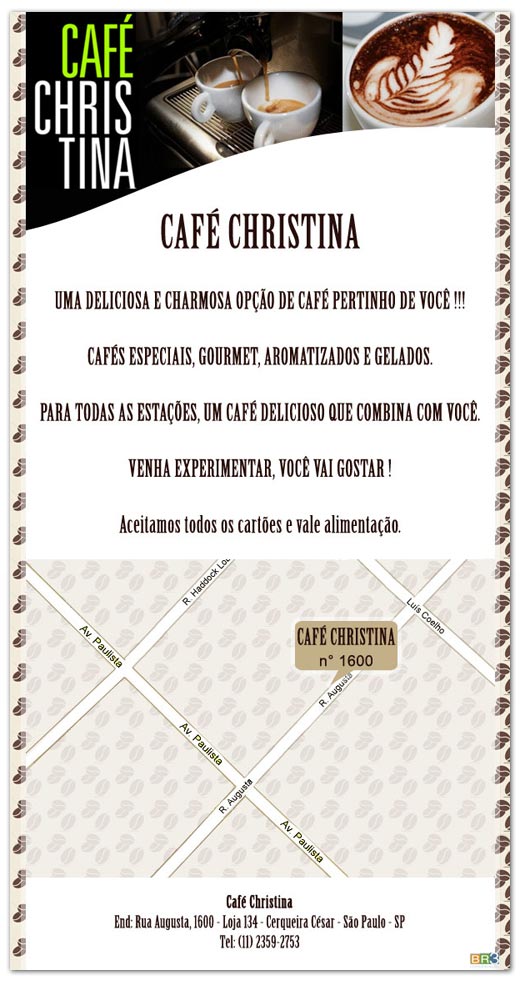 E-mail marketing Café Christina 