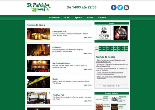 Site St. Patrick Week