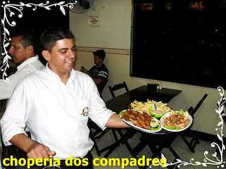 Na Choperia dos Compadres, na Cursino, tem Happy Hour todas as Terças com Espetinhos Variados e outras porções.