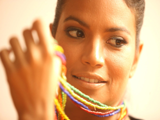 Flavia Bittencourt no Teatro da Escola Senai Mario Amato Flavia Bittencourt no Teatro da Escola Senai Mario Amato