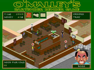 O Malley s Bartender é o primeiro game virtual lançado por um bar