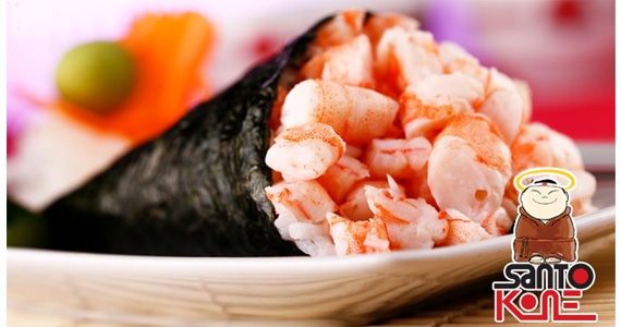 Santo Kone apresenta diferentes Temakis no cardápio do restaurante