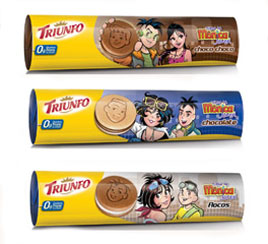 Triunfo lança biscoito com licença da Turma da Mônica Jovem