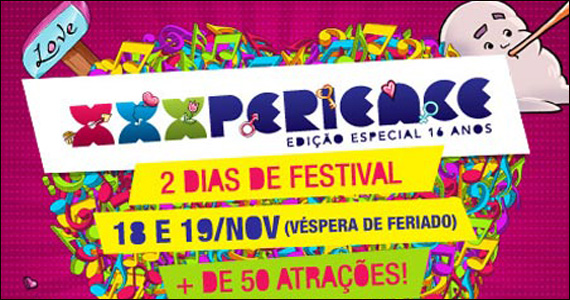 Em Novembro acontece o Festival de Música Eletrônica XXXPerience em Itu Em Novembro acontece o Festival de Música Eletrônica XXXPerience em Itu