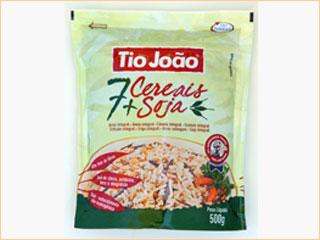 Arroz Tio João 7 Cereais + Soja Auxilia o funcionamento do intestino e mantem o equilíbio do colesterol Arroz Tio João 7 Cereais + Soja Auxilia o funcionamento do intestino e mantem o equilíbio do colesterol
