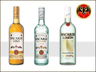 Bacardi conhecida mundialmente pela produção do primeiro Rum Branco