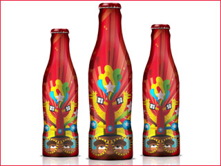 Coca-Cola lança no Brasil garrafa de alumínio comemorativa para a Copa do Mundo da África do Sul