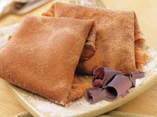 Crepe de danette sabor de leite Crepe de danette sabor de leite