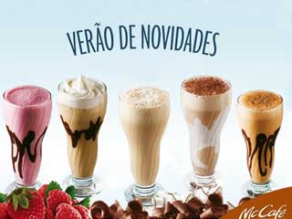 McCafé lança novos sabores de Frappés para o verão