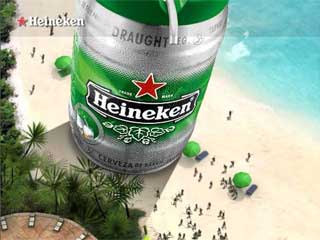 Heineken desenvolve site para divulgar barril de 5 litros e garrafa 600ml