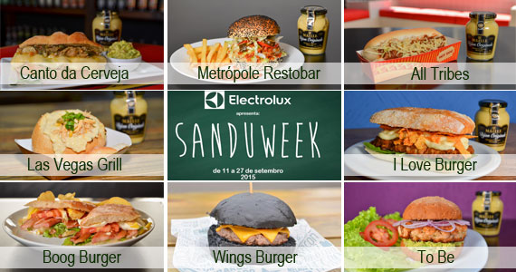 Confira os Estabelecimentos e receitas dos participantes do Sanduweek Confira os Estabelecimentos e receitas dos participantes do Sanduweek