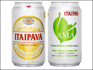 Embalagens de Itaipava e Crystal reforçam programa ambiental do Grupo Petrópolis