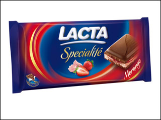 Novo Lacta Specialité conta com recheio duplo na versão morango e caramelo